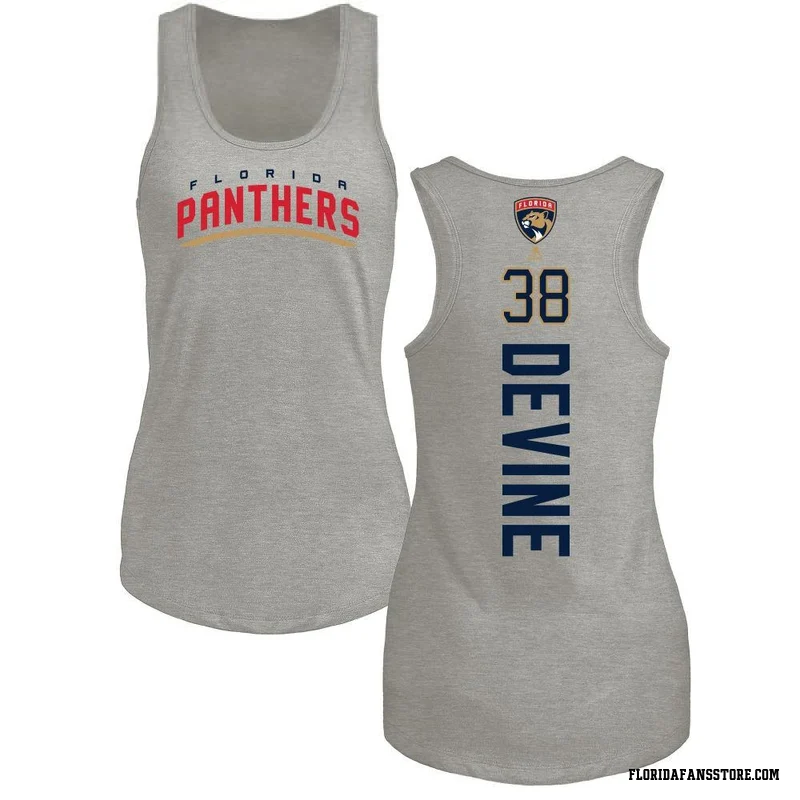 Ash Women's Jack Devine Florida Panthers Backer Tank Top