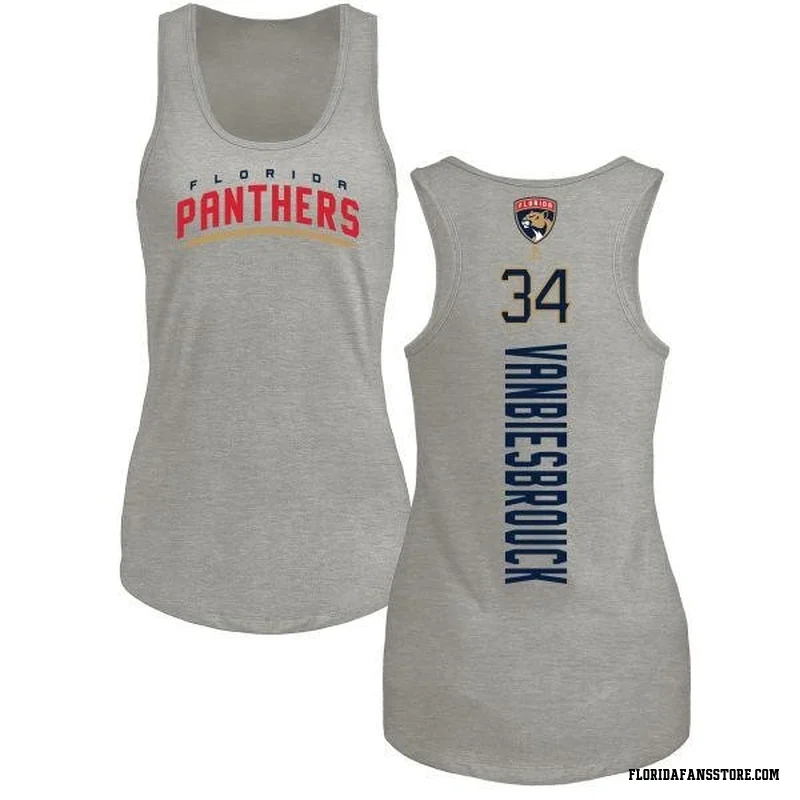 Ash Women's John Vanbiesbrouck Florida Panthers Backer Tank Top