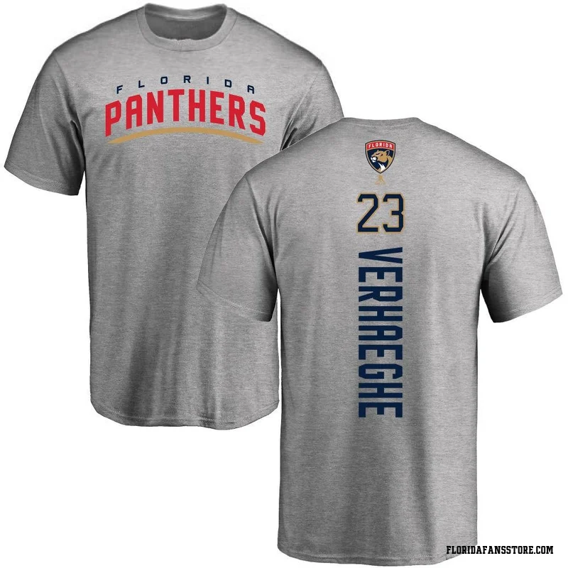Ash Youth Carter Verhaeghe Florida Panthers Backer T-Shirt