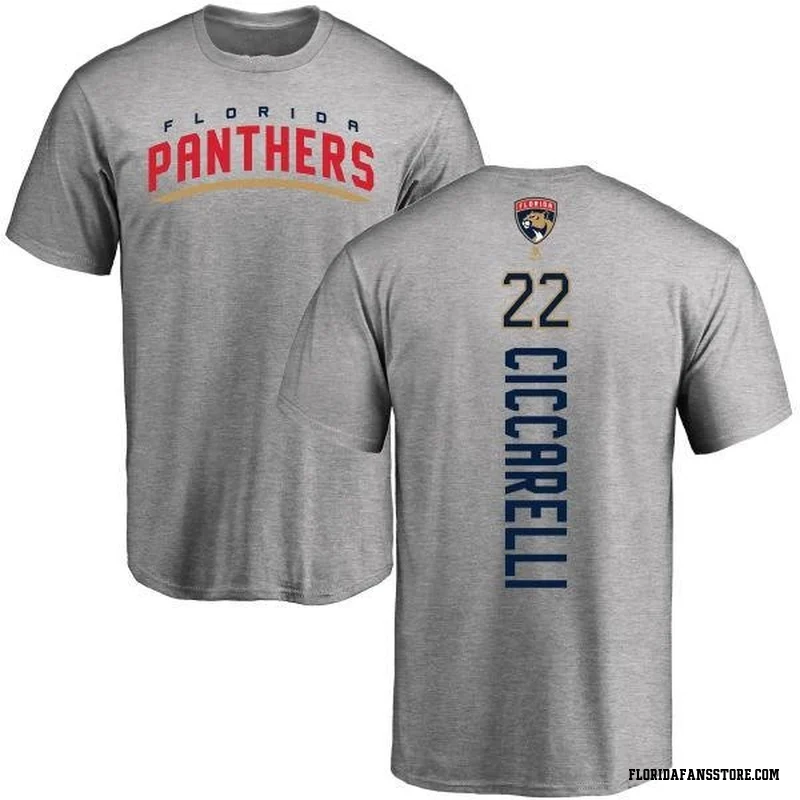 Ash Youth Dino Ciccarelli Florida Panthers Backer T-Shirt