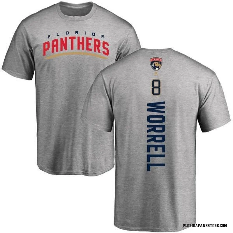 Ash Youth Peter Worrell Florida Panthers Backer T-Shirt
