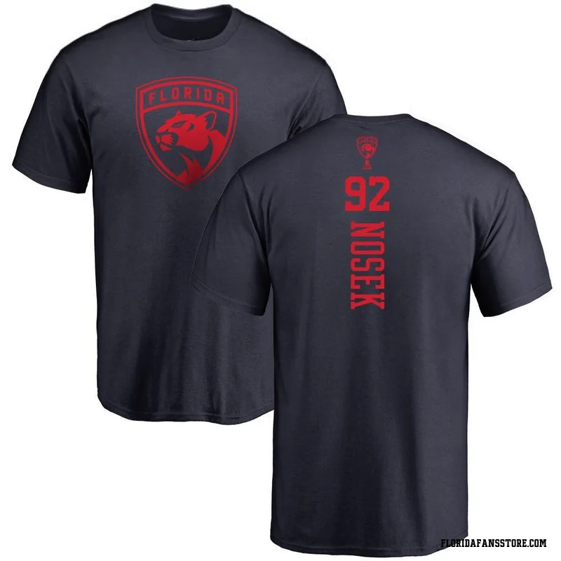 Navy Youth Tomas Nosek Florida Panthers One Color Backer T-Shirt