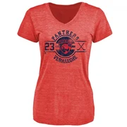 Red Women's Carter Verhaeghe Florida Panthers Insignia T-Shirt