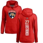 Red Women's Eetu Luostarinen Florida Panthers Backer Pullover Hoodie