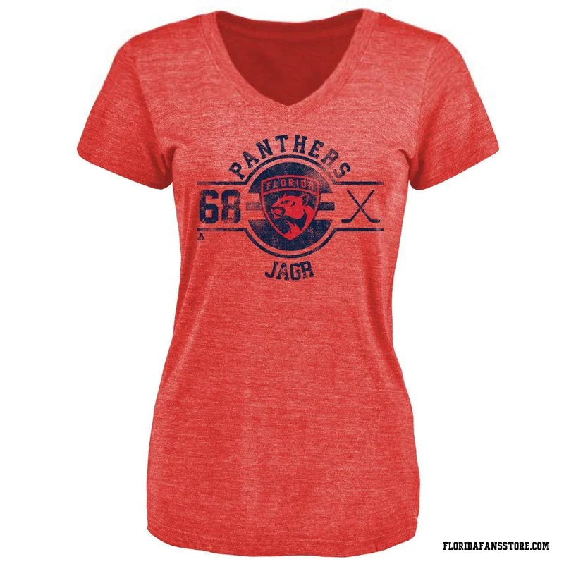 Red Women's Jaromir Jagr Florida Panthers Insignia T-Shirt