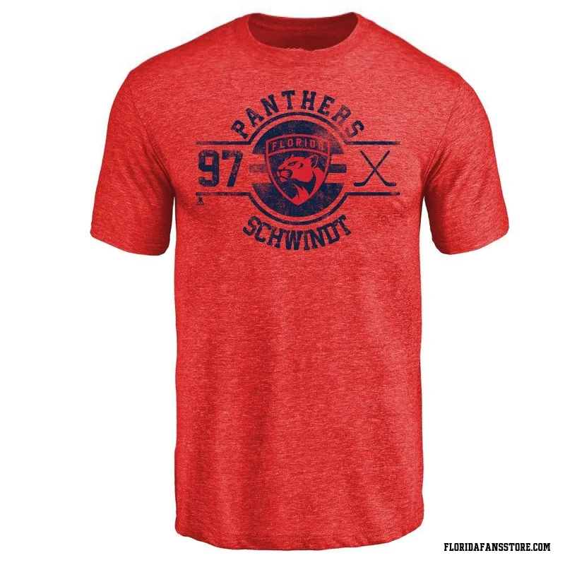 Red Youth Kai Schwindt Florida Panthers Insignia T-Shirt