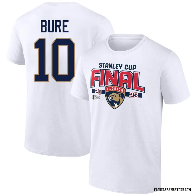 White Men's Pavel Bure Florida Panthers 2023 Stanley Cup Final T-Shirt