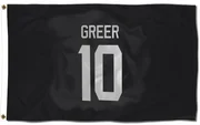 Black Florida Panthers  A.J. Greer  Flag (3 X 5)
