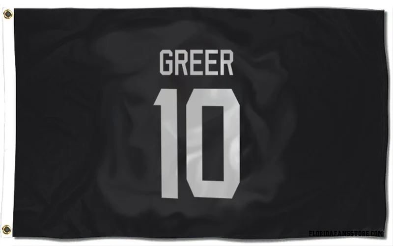 Black Florida Panthers  A.J. Greer  Flag (3 X 5)