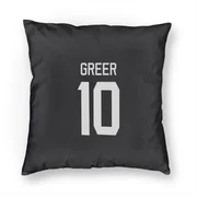 Black Florida Panthers  A.J. Greer  Pillow Cover (18 X 18)