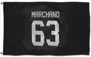 Black Florida Panthers  Brad Marchand  Flag (3 X 5)
