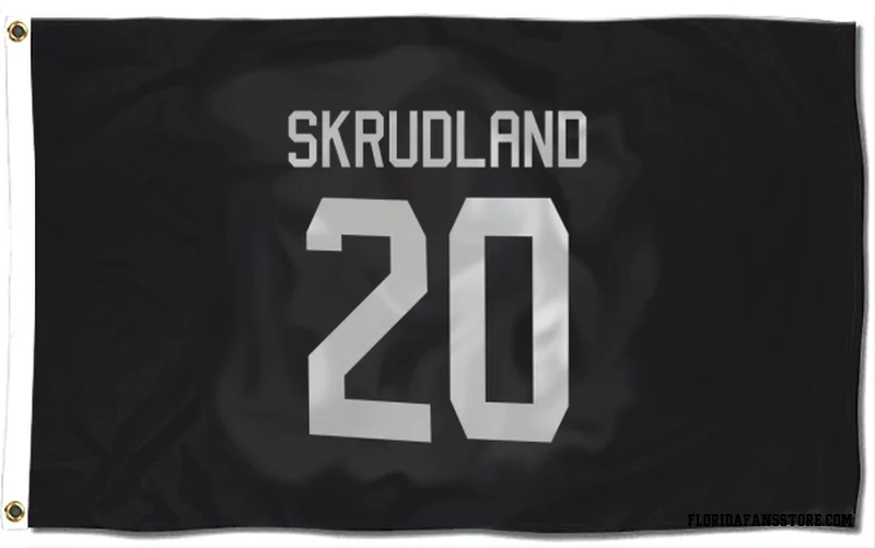 Black Florida Panthers  Brian Skrudland  Flag (3 X 5)