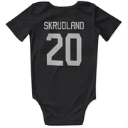 Black Florida Panthers  Brian Skrudland  Newborn & Infant Bodysuit
