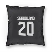 Black Florida Panthers  Brian Skrudland  Pillow Cover (18 X 18)