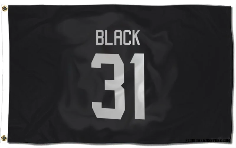 Black Florida Panthers  Cooper Flag (3 X 5)