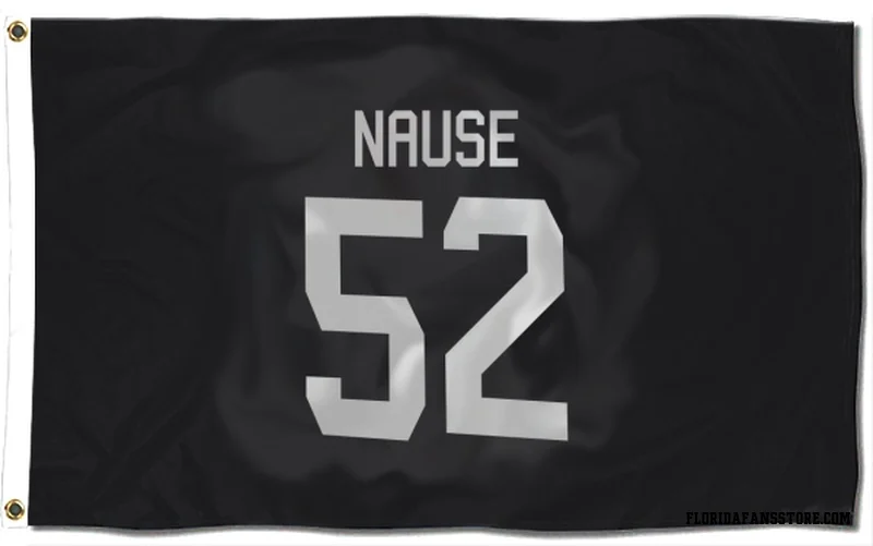 Black Florida Panthers  Evan Nause  Flag (3 X 5)