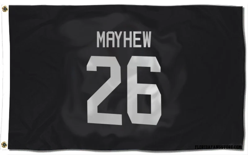 Black Florida Panthers  Gerry Mayhew  Flag (3 X 5)