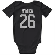 Black Florida Panthers  Gerry Mayhew  Newborn & Infant Bodysuit