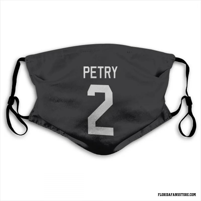 Black Florida Panthers  Jeff Petry  Face Mask (With 2 Free PM2.5 Filters)
