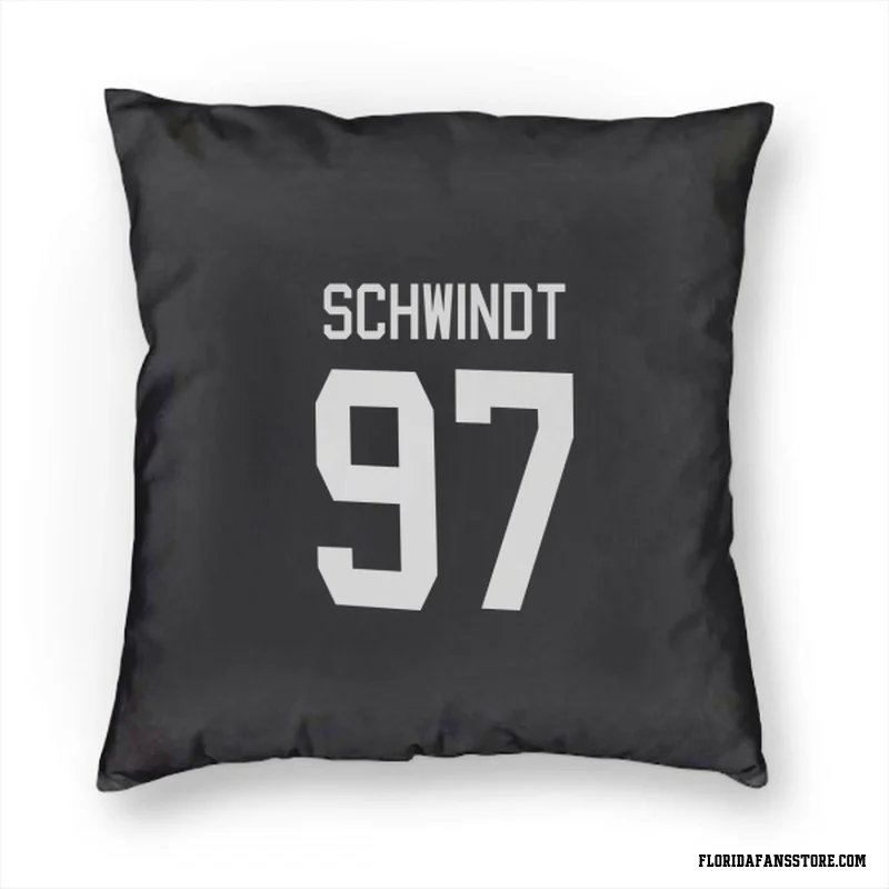 Black Florida Panthers  Kai Schwindt  Pillow Cover (18 X 18)