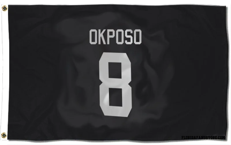 Black Florida Panthers  Kyle Okposo  Flag (3 X 5)