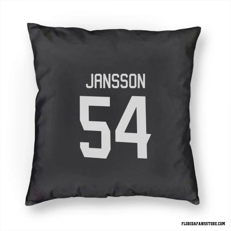Black Florida Panthers  Ludvig Jansson  Pillow Cover (18 X 18)