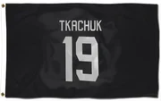 Black Florida Panthers  Matthew Tkachuk  Flag (3 X 5)