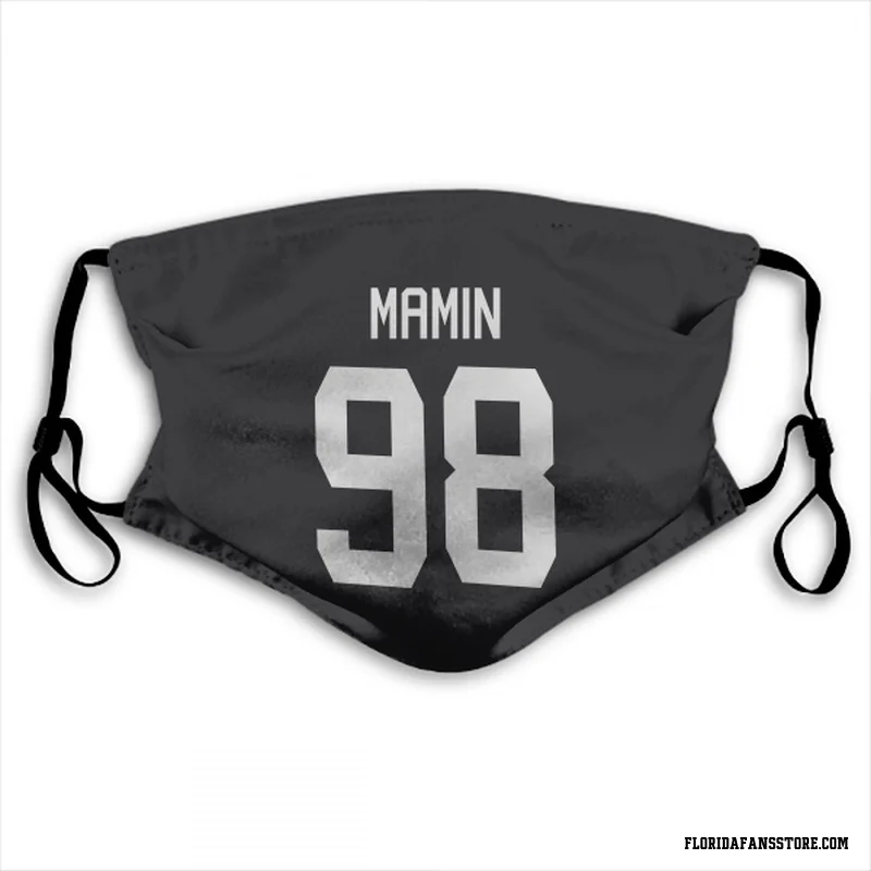 Black Florida Panthers  Maxim Mamin  Face Mask (With 2 Free PM2.5 Filters)