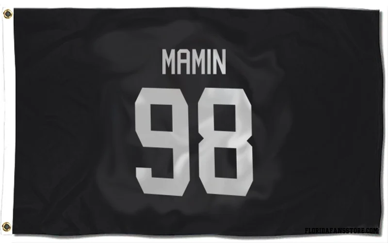 Black Florida Panthers  Maxim Mamin  Flag (3 X 5)