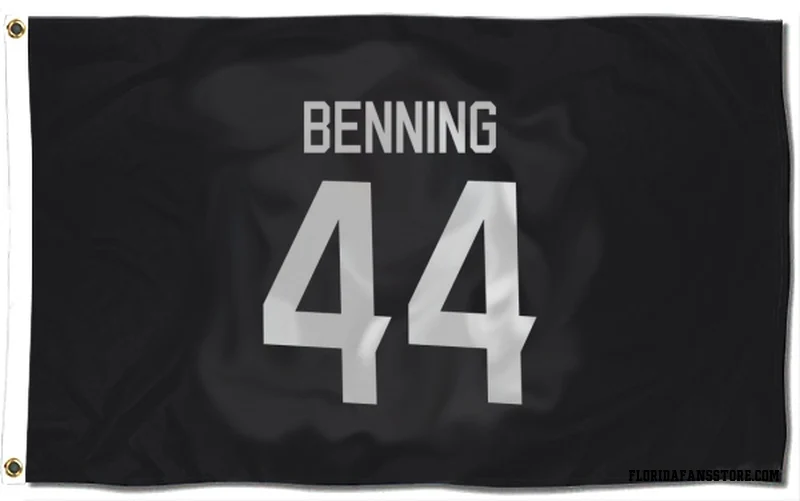 Black Florida Panthers  Michael Benning  Flag (3 X 5)