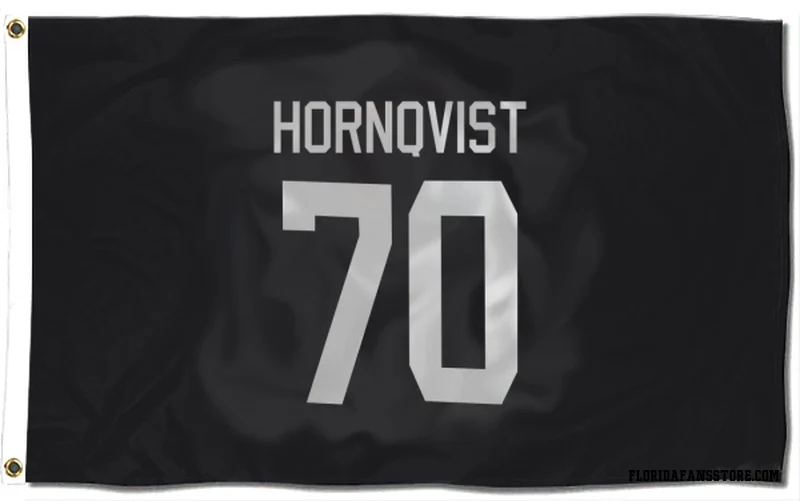 Black Florida Panthers  Patric Hornqvist  Flag (3 X 5)
