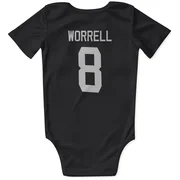 Black Florida Panthers  Peter Worrell  Newborn & Infant Bodysuit