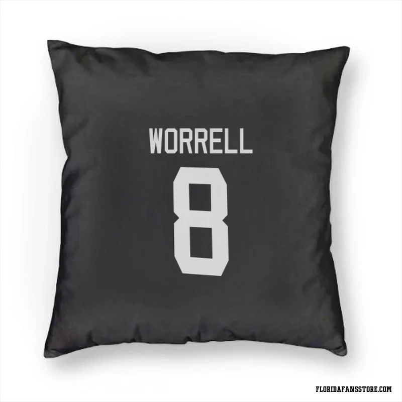Black Florida Panthers  Peter Worrell  Pillow Cover (18 X 18)