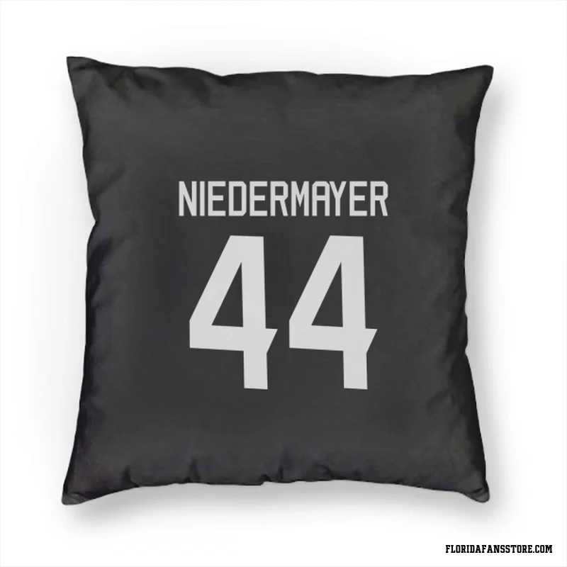 Black Florida Panthers  Rob Niedermayer  Pillow Cover (18 X 18)