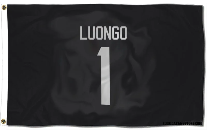 Black Florida Panthers  Roberto Luongo  Flag (3 X 5)