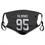 Black Florida Panthers  Sandis Vilmanis  Face Mask (With 2 Free PM2.5 Filters)