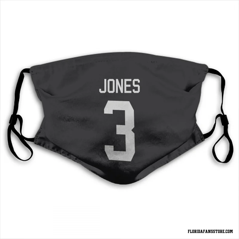 Black Florida Panthers  Seth Jones  Face Mask (With 2 Free PM2.5 Filters)
