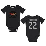 Black Florida Panthers  Shawn Thornton  Newborn & Infant Bodysuit