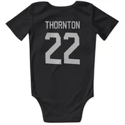 Black Florida Panthers  Shawn Thornton  Newborn & Infant Bodysuit