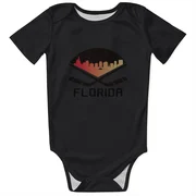 Black Florida Panthers  Shawn Thornton  Newborn & Infant Bodysuit