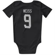 Black Florida Panthers  Stephen Weiss  Newborn & Infant Bodysuit