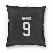 Black Florida Panthers  Stephen Weiss  Pillow Cover (18 X 18)
