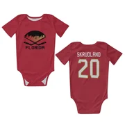 Red Florida Panthers  Brian Skrudland  Newborn & Infant Bodysuit