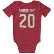 Red Florida Panthers  Brian Skrudland  Newborn & Infant Bodysuit
