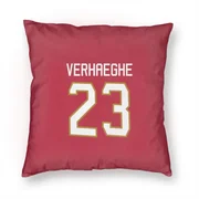 Red Florida Panthers  Carter Verhaeghe  Pillow Cover (18 X 18)