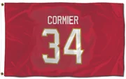 Red Florida Panthers  Evan Cormier  Flag (3 X 5)