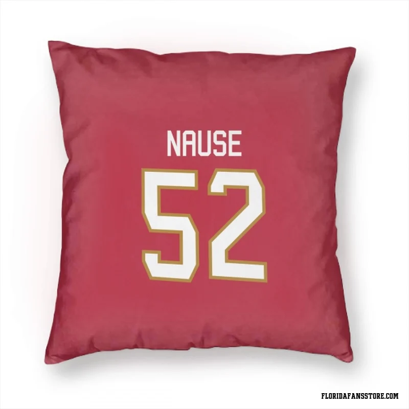 Red Florida Panthers  Evan Nause  Pillow Cover (18 X 18)