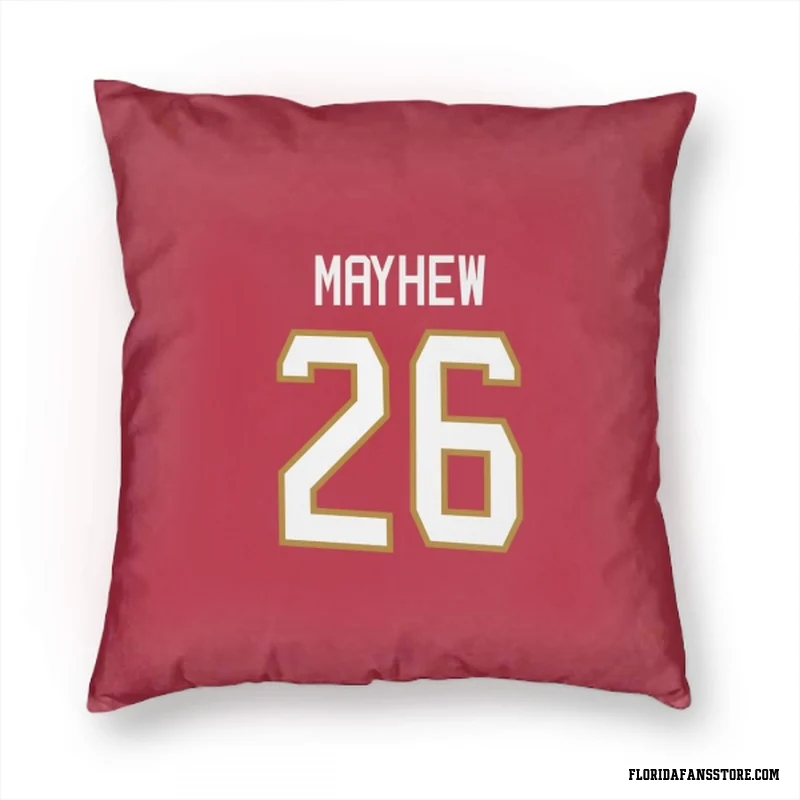 Red Florida Panthers  Gerry Mayhew  Pillow Cover (18 X 18)