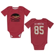 Red Florida Panthers  Hunter St. Martin  Newborn & Infant Bodysuit