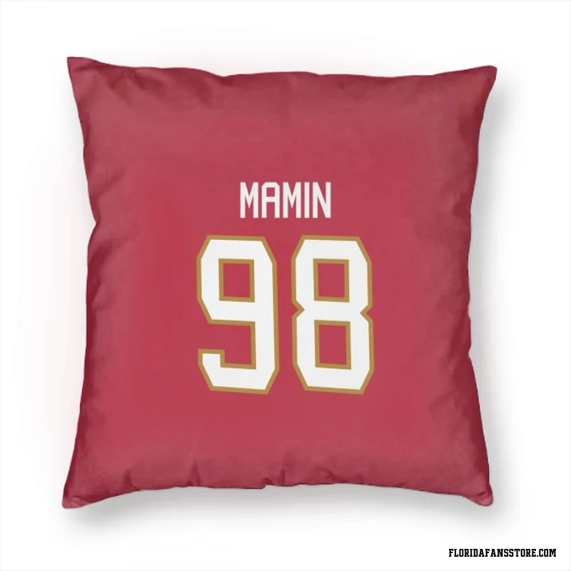 Red Florida Panthers  Maxim Mamin  Pillow Cover (18 X 18)